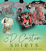 Custom 3D Shirt - Personalized Attire for Promotion and Individual Style