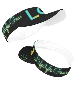 All Over Print Sports Visor - Customized Premium Polyester Visor by Lifestyle Gear, LLC