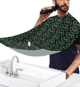 Customizable Beard Bib Apron - Keep Your Shaving Area Clean in Style by Lifestyle Gear, LLC