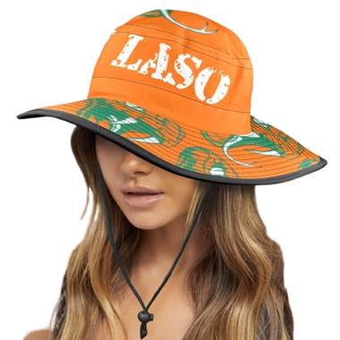 Lifestyle Gear, LLC's Wide Brim Bucket Hat - A stylish and functional accessory for outdoor activities and streetwear. Personalize it with your unique design using the Artsadd tool. Available in sizes S, M, L, XL.