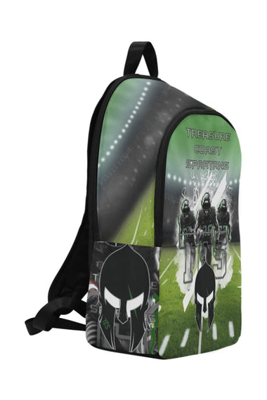 Elevate your team spirit with Lifestyle Gear, LLC's Spartan Backpack. Durable, stylish, and customizable, this backpack is perfect for cheering on your team. Featuring a water-resistant lining, cushioned back, and adjustable straps for maximum comfort.