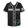  All Over Print Baseball Jersey - Premium Mesh Fabric for Customized Style by Lifestyle Gear, LLC