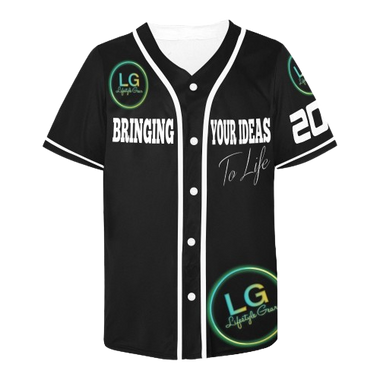  All Over Print Baseball Jersey - Premium Mesh Fabric for Customized Style by Lifestyle Gear, LLC