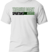  Lifestyle Gear, LLC's Treasure Coast Spartans T-Shirt - Elevate your game day style with this premium and comfortable tee. Show your team spirit with the option to personalize with your player's name and number. Perfect for supporting your team in style!