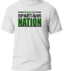  Lifestyle Gear, LLC's Treasure Coast Spartans Nation T-shirt - Elevate your game day style with this premium polyester tee. Show your team spirit in comfort and fashion. Perfect for casual sportswear and supporting your team in style!