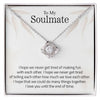 Lifestyle Gear, LLC's Love Knot Necklace - A symbol of unbreakable love featuring a beautiful pendant with cubic zirconia crystals. Available in 14k white gold or 18k yellow gold over stainless steel, with an adjustable chain and lobster clasp for a perfect fit.