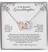 Lifestyle Gear, LLC's Interlocking Hearts Necklace - Two hearts adorned with dazzling CZ crystals, available in rose gold or 18k yellow gold finish. The perfect gift for your beautiful granddaughter, symbolizing endless love.